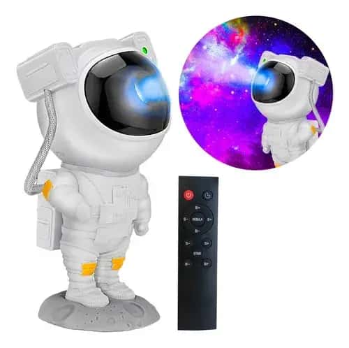 Proyector astronauta parado c/control 0296