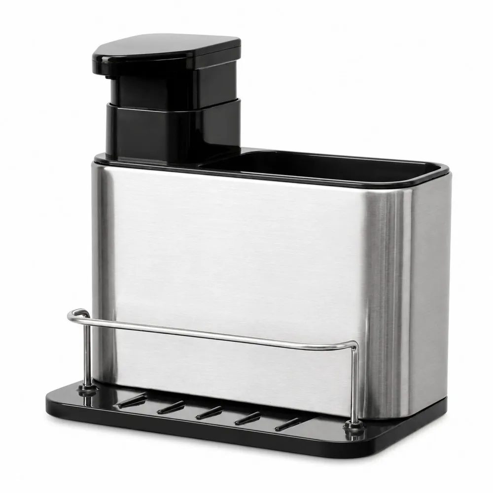Dispenser de detergente c/porta esponja O-91107