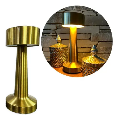 Lámpara velador táctil metal 0059/TL01R