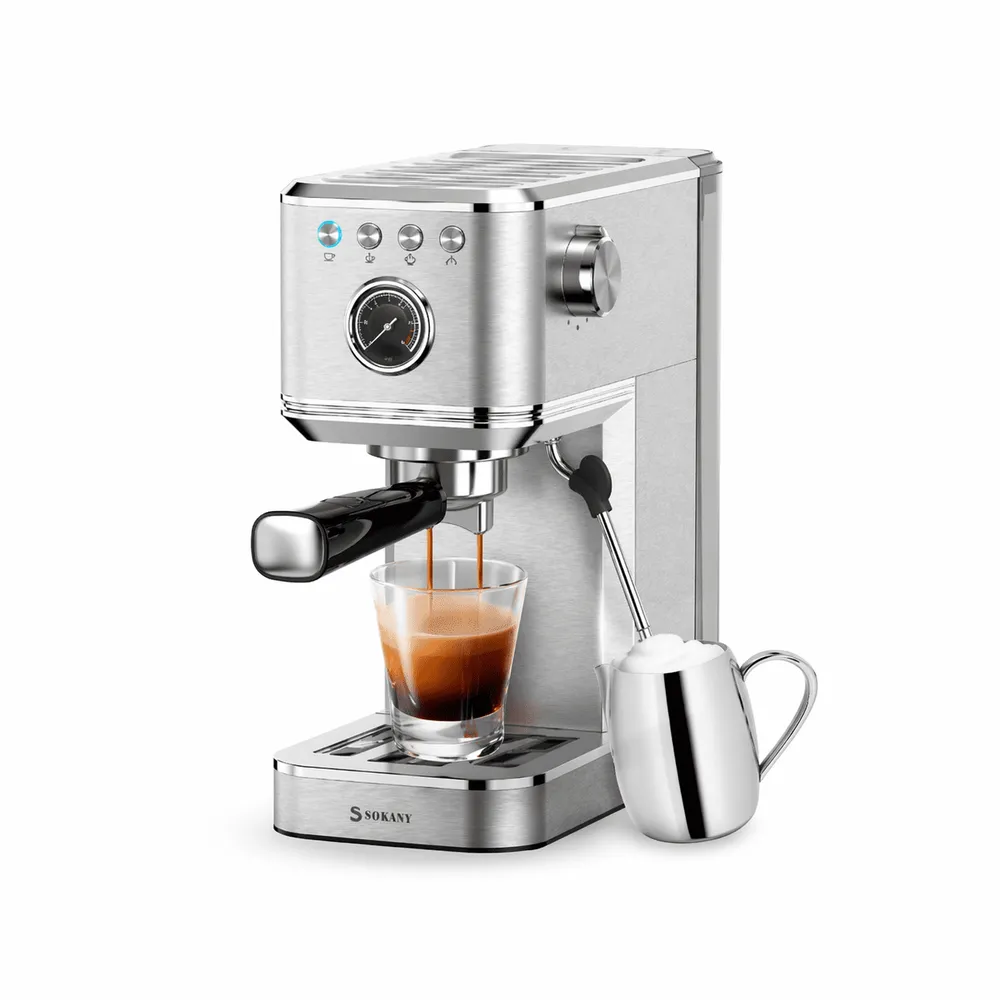 Cafetera espresso Suono slim 20 bar 1350W apto capsula 0203