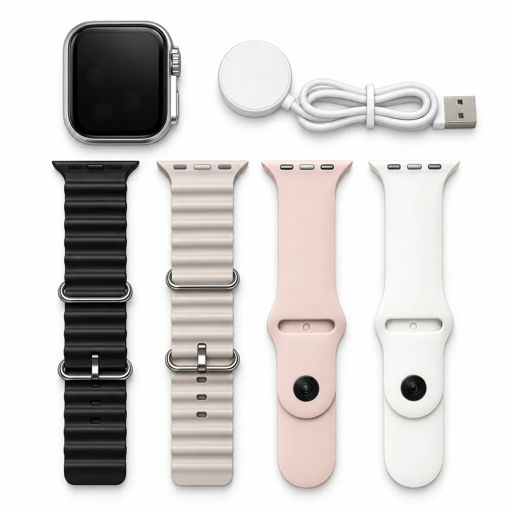 Smartwatch reloj T20 Ultra 2 c/4 mallas H-262