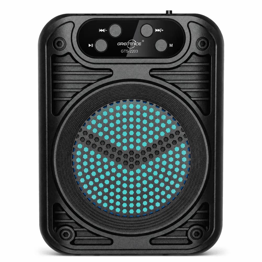 Parlante bluetooth 4 pulgadas c/luz GTS-2203