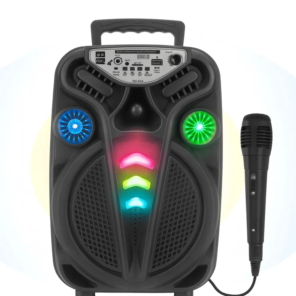 Parlante 8 pulgadas con micrófono OM-832