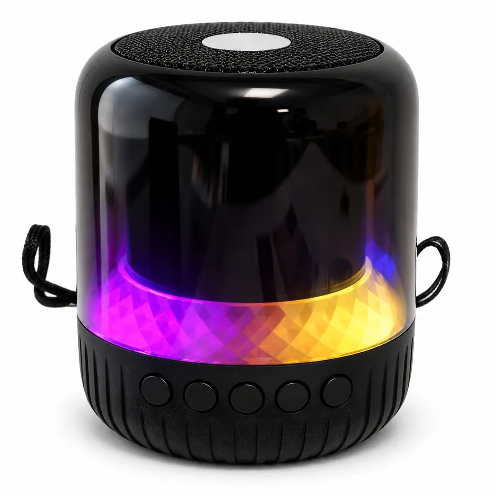 Parlante bluetooth c/luces RGB 0344