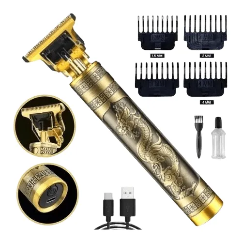 Cortadora de cabello y barba recargable metal T9/110008