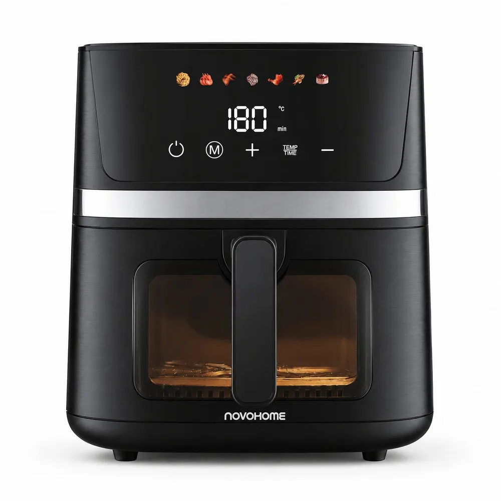 Freidora de aire digital c/ventana 7L 1700W NH-AF70WIX