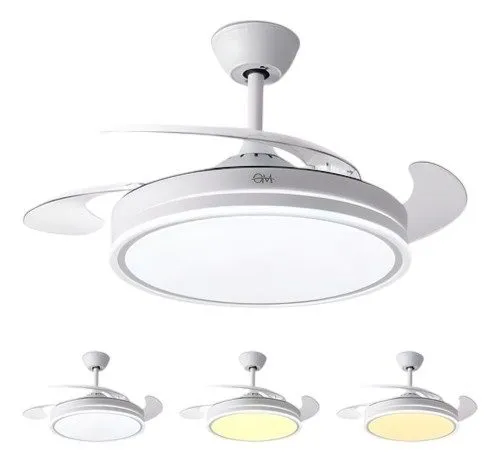 Ventilador de techo con luz adaptable CF-30LT