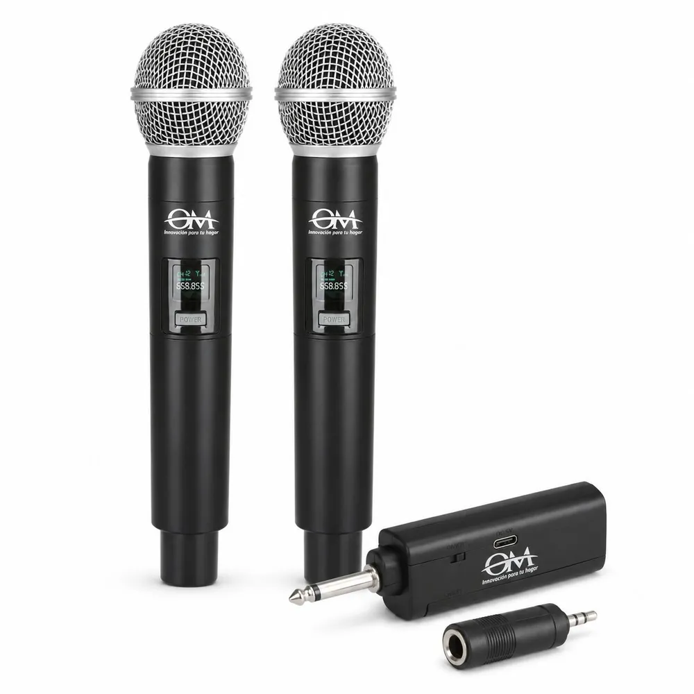 Micrófono profesional inalámbrico doble HL-2580