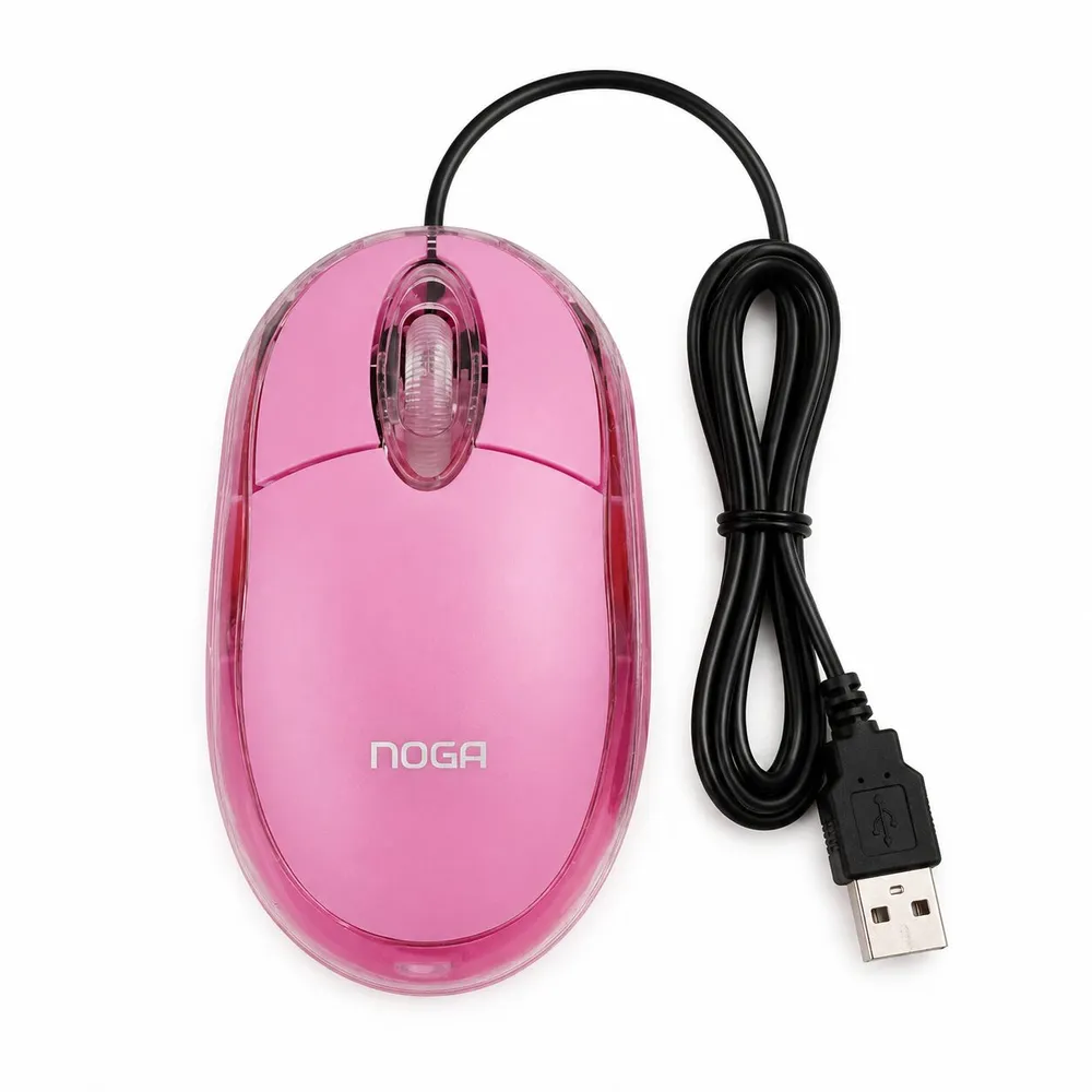 Mouse con cable rosa NG-611U