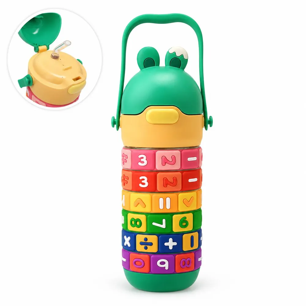 Botella acero infantil numérica 430ml OSO-809