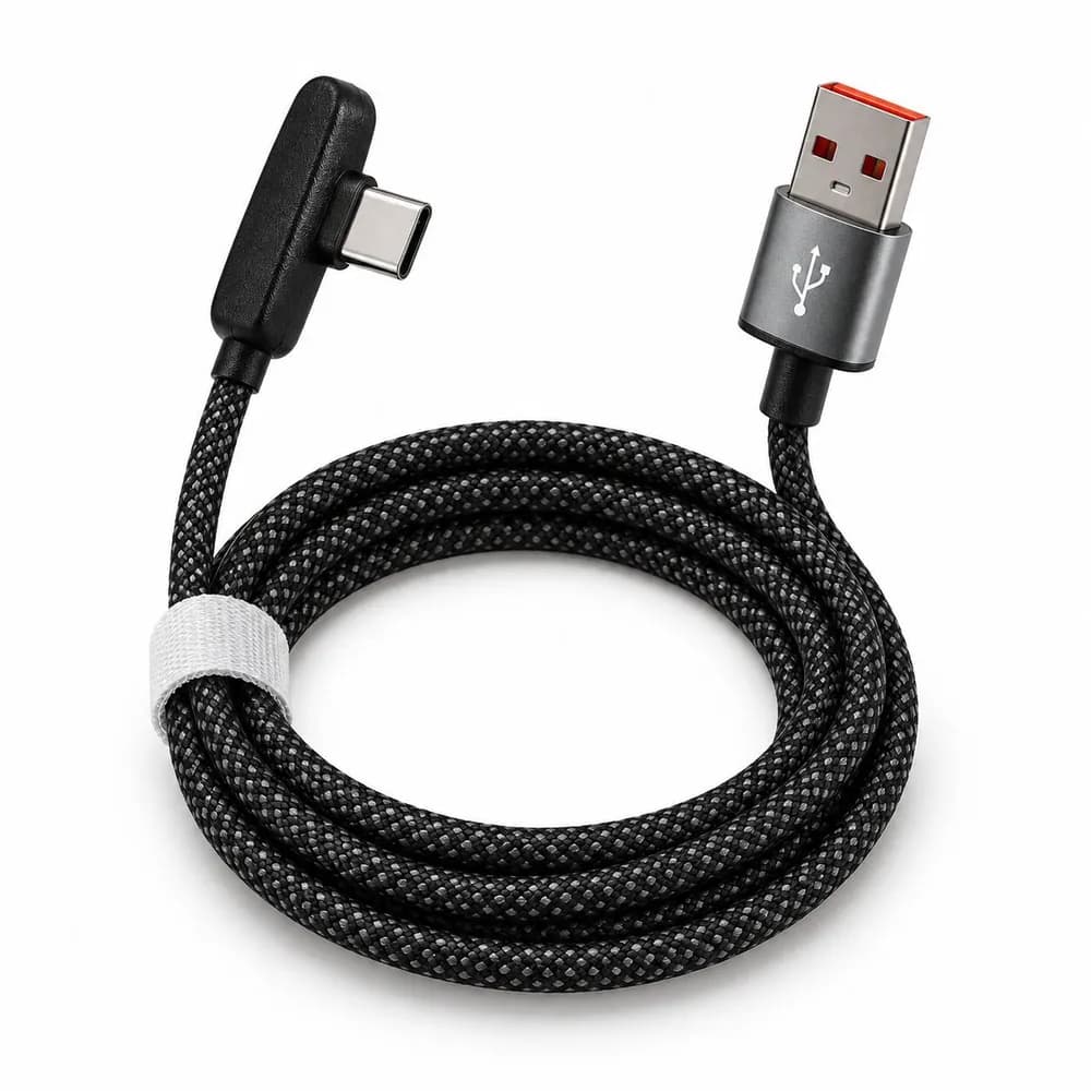 Cable de datos USB a tipo C vertical 2M 100W H-841